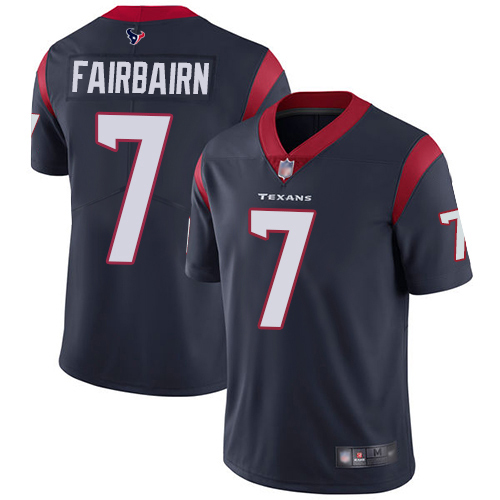 Houston Texans Limited Navy Blue Men Ka imi Fairbairn Home Jersey NFL Football #7 Vapor Untouchable